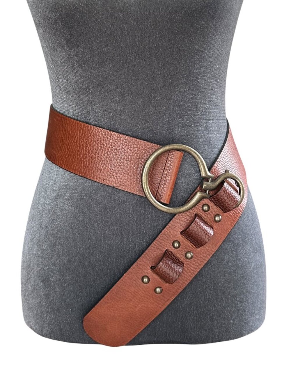 CAbi Hoof Pick  Brown Leather belt, Size S